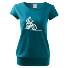 MTB kreslený cyklista