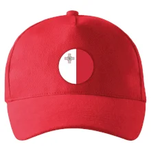 Vlajka Malta kulatá velká