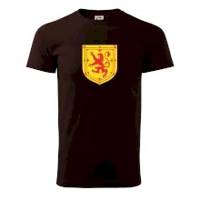 Skotský lev na hrudi