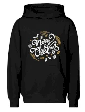 Merry christmas - nápis kulatý