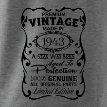 Vintage Etiketa - 1943