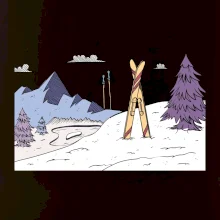 Panorama lyžování