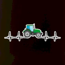 Traktor barevný ekg