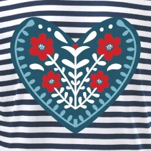Folklor - srdce modré plné