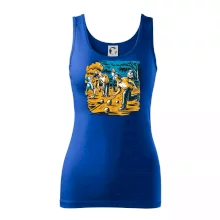 Petanque hra - modro oranžová