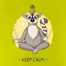 Yoga - keep calm kreslený