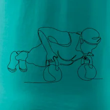 Kitebell posilování jedním tahem