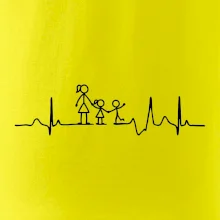 Ekg maminka a holka + kluk