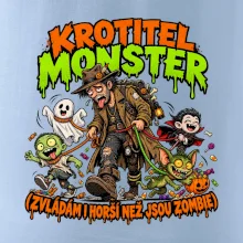 Unavený krotitel monster venčí malé příšerky