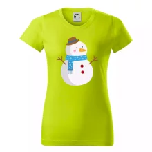 Sněhulák se šálou