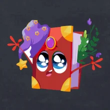 Kreslená kniha kouzelná