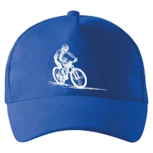 MTB kreslený cyklista MTB kreslený cyklista