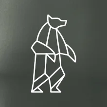 Geometrie lední medvěd stojící