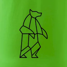 Geometrie lední medvěd stojící
