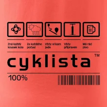 Čárový kód - Cyklista