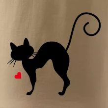 Zamilovaná kočka prohnutá