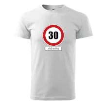 Dopravní značka - rychlost 30 - váš nápis