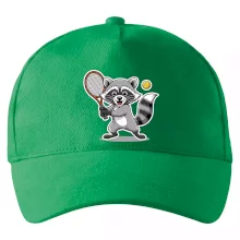 Mýval hraje tenis kreslený