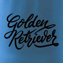 Golden retriever - nápis okrasný