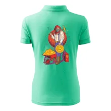 Horník těží bitcoiny