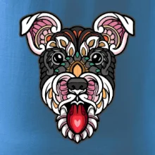 Knírač hlava barevná