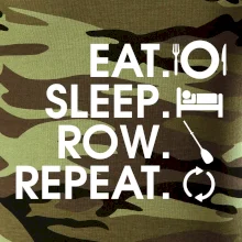 Eat sleep row repeat