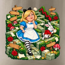 Alenka v říši dluhů finanční bludiště