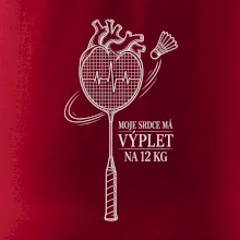 Badminton srdce s výpletem