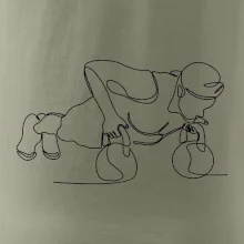 Kitebell posilování jedním tahem