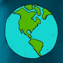 Planeta na prsu - Amerika