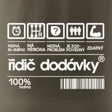 Čárový kód - řidič dodávky