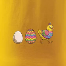 Evoluce vajíčka - velikonoce - slepice