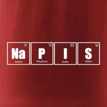 Vlastní nápis - periodická tabulka