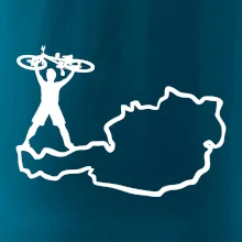 Cyklista - Mapa Rakouska