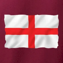 Anglická vlajka vlající