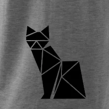 Origami kočka z boku