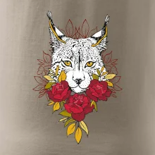 Rys s červenými růžemi  (Pecka design)
