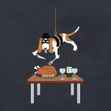 Malý zloděj - baset (Hana-creative)