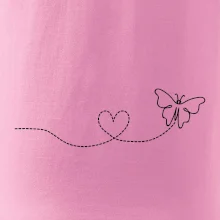 Dráha letu motýla - srdce