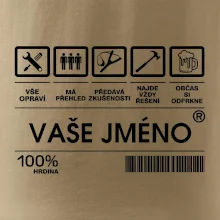Vaše jméno - čárový kód