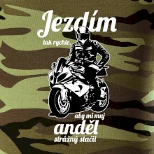 Silniční motorka - jezdím tak rychle, aby mi můj anděl strážný stačil