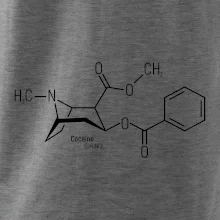 Molekulární struktura Cocaine Kokain