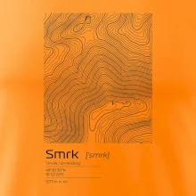 Smrk - vrstevnice v obdélníku