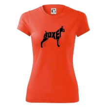 Boxer nápis v těle