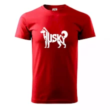Husky nápis v těle