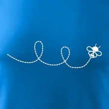 Dráha letu včely - smyčka