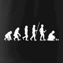 Evoluce houbař muž