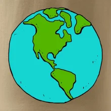 Planeta na prsu - Amerika