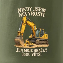 Nikdy jsem nevyrostl jen moje bagry jsou větší