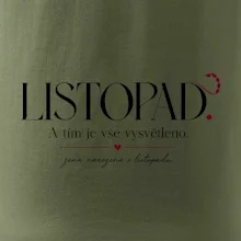 Listopad a tím je vše vysvětleno minimalistický štír
